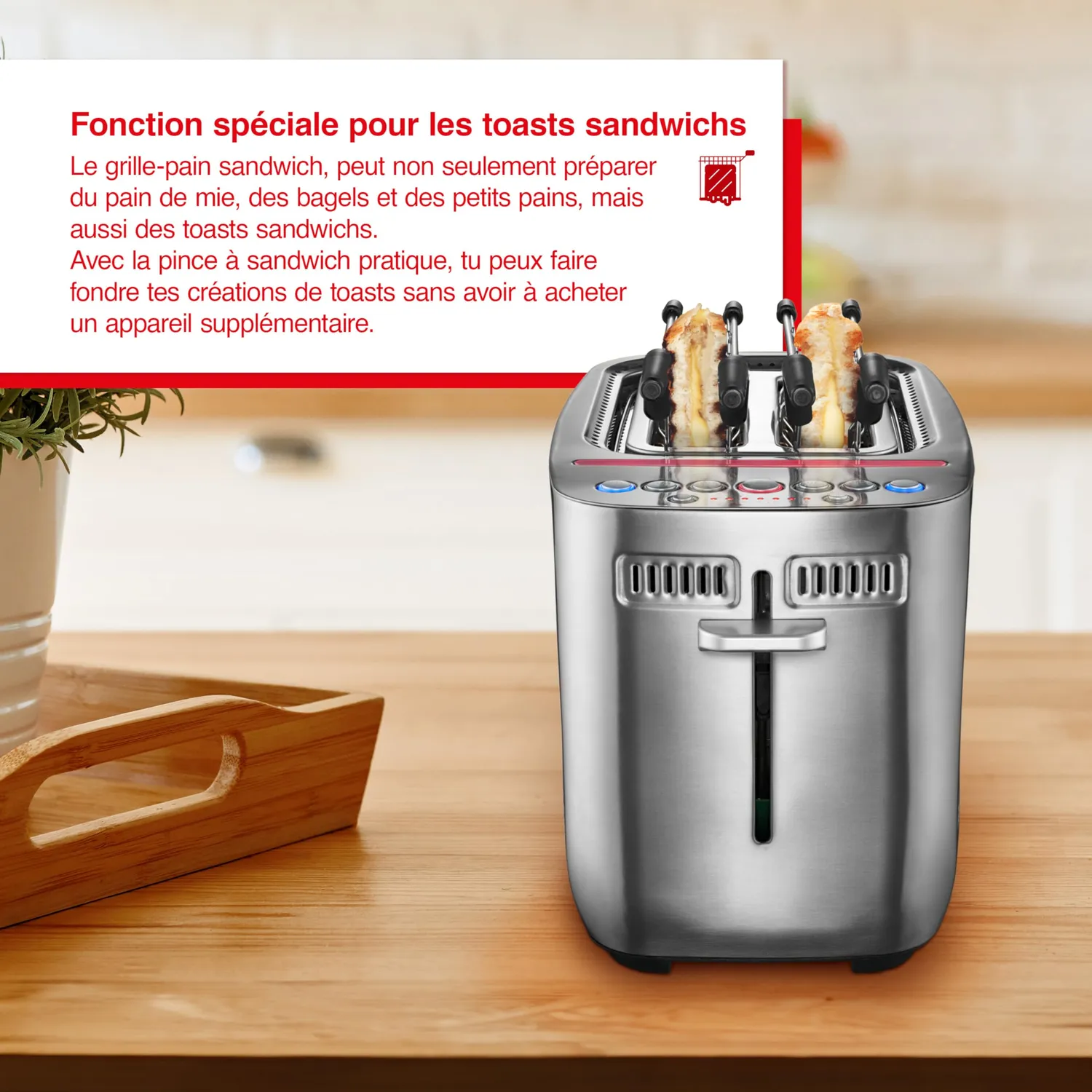 Solis Sandwich Toaster 8003 grille-pain turbo 2 fentes