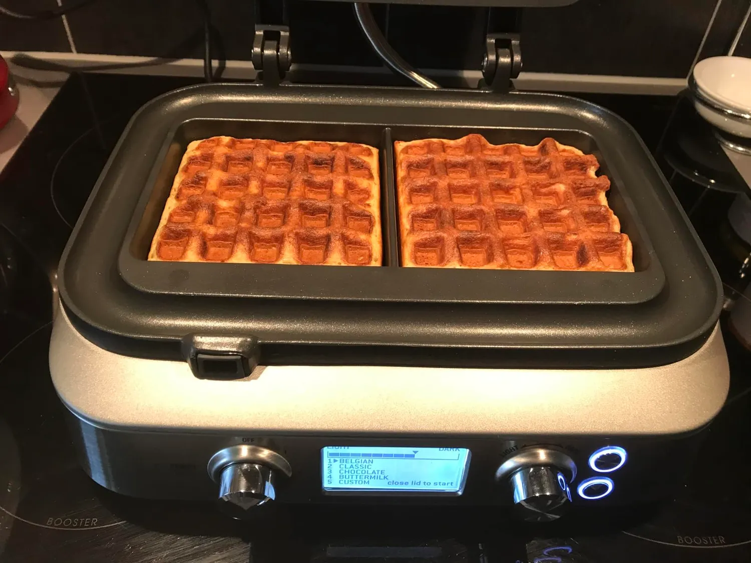 Sage Smart Waffle Pro gaufrier belge 12 réglages