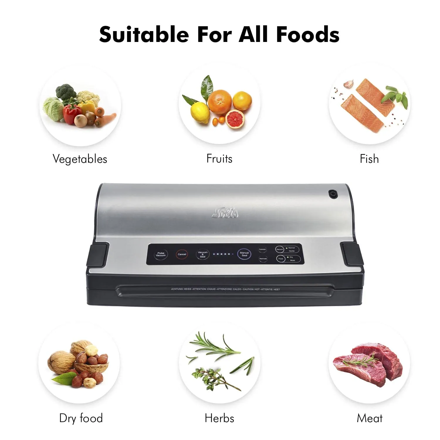 Solis Vac Prestige machine sous vide soudure 30 cm