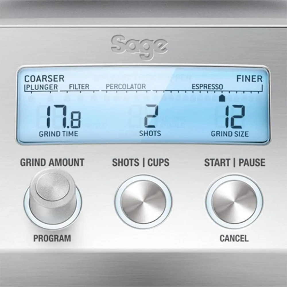 Sage Smart Grinder Pro moulin à café inox 60 réglages