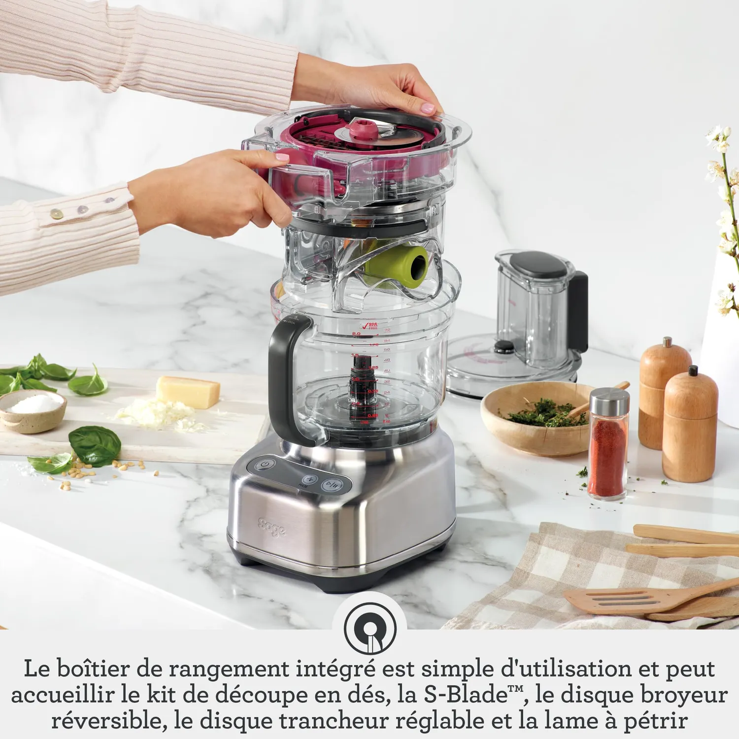 Sage Paradice 9 robot multifonction 9 tasses inox brossé