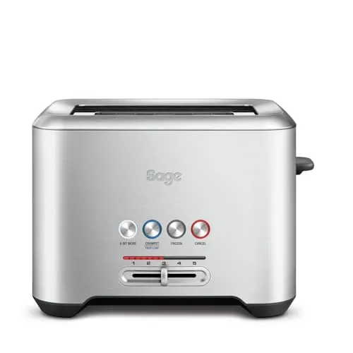 Sage A Bit More grille-pain 2 tranches inox brossé