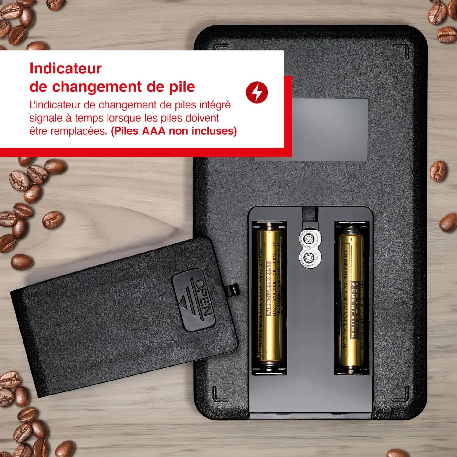 Solis 1030 balance café précision 650 g mouture 0,1 g