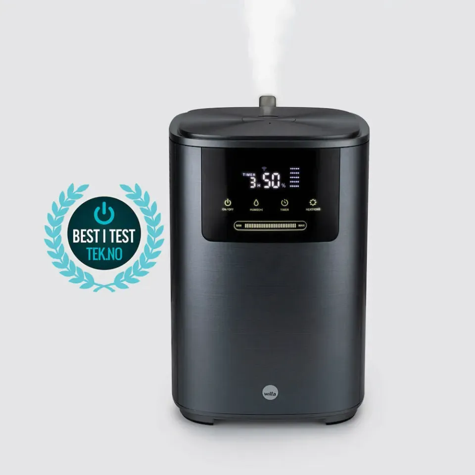 Wilfa Haze humidificateur 4 L brume chaude froide 70 m²