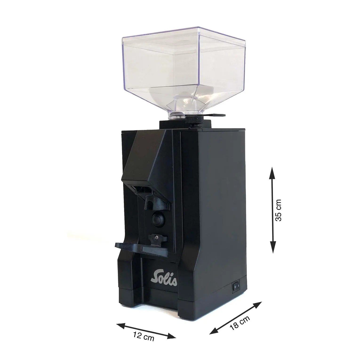 Solis Eureka Mignon 1663 moulin à café noir 250 g minuterie