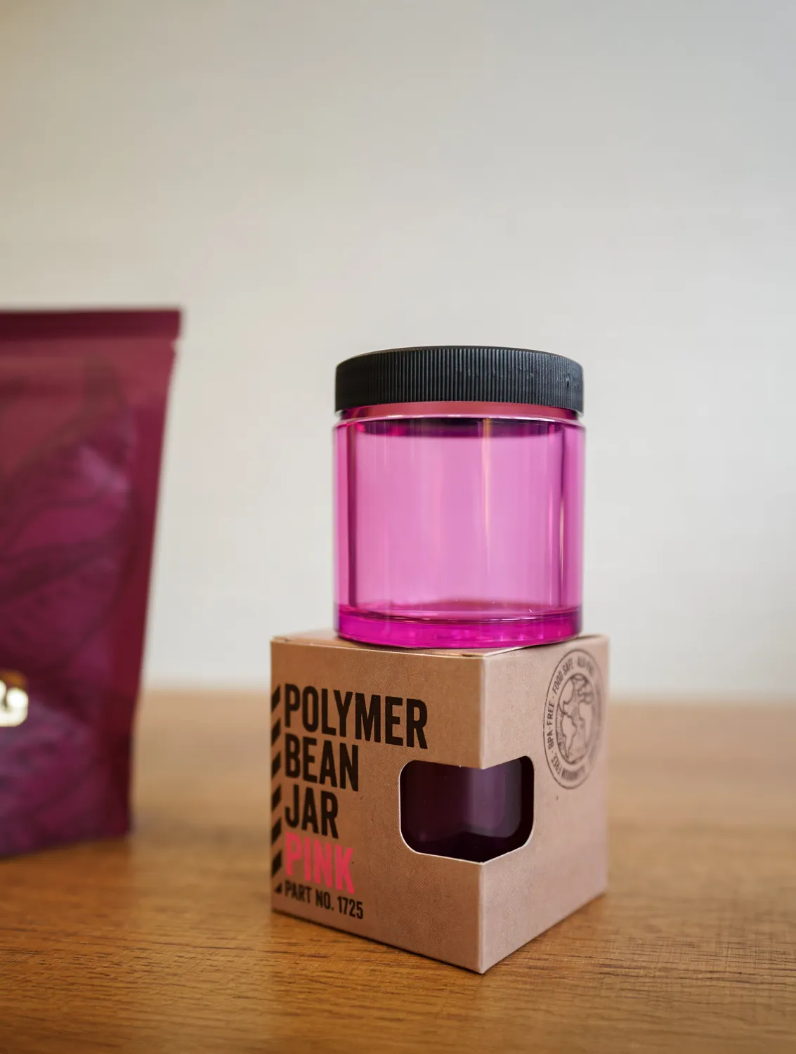 Comandante Polymer Bean Jar bocal café rose 40 g