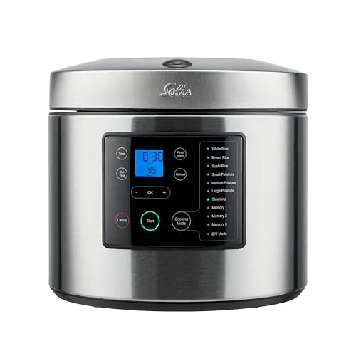 Solis Rice Potato cuiseur riz 5 L numérique inox