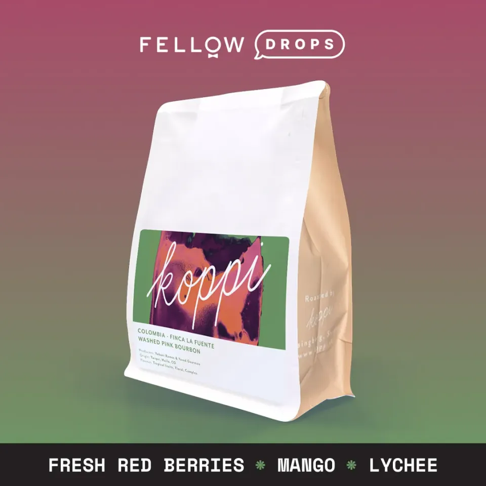 Fellow Colombia La Fuente café en grains Pink Bourbon