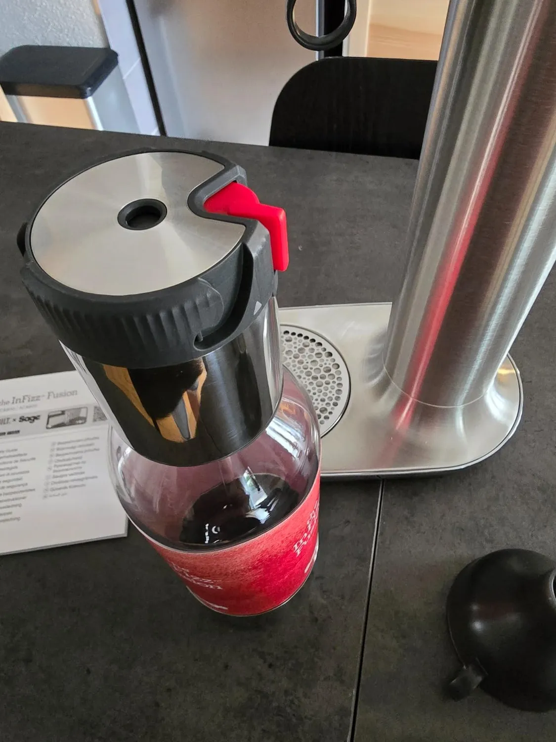 Sage InFizz Fusion machine à soda Sel de Mer 1 L
