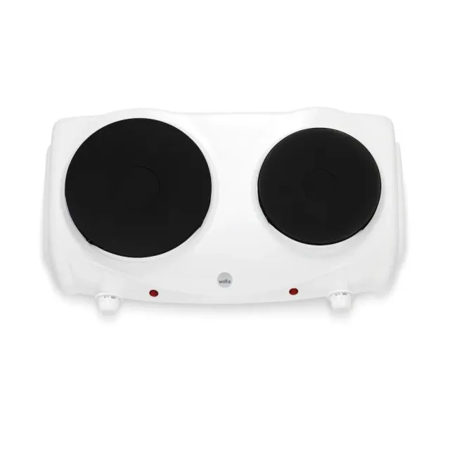 Wilfa Stek double réchaud électrique 1500W+750W