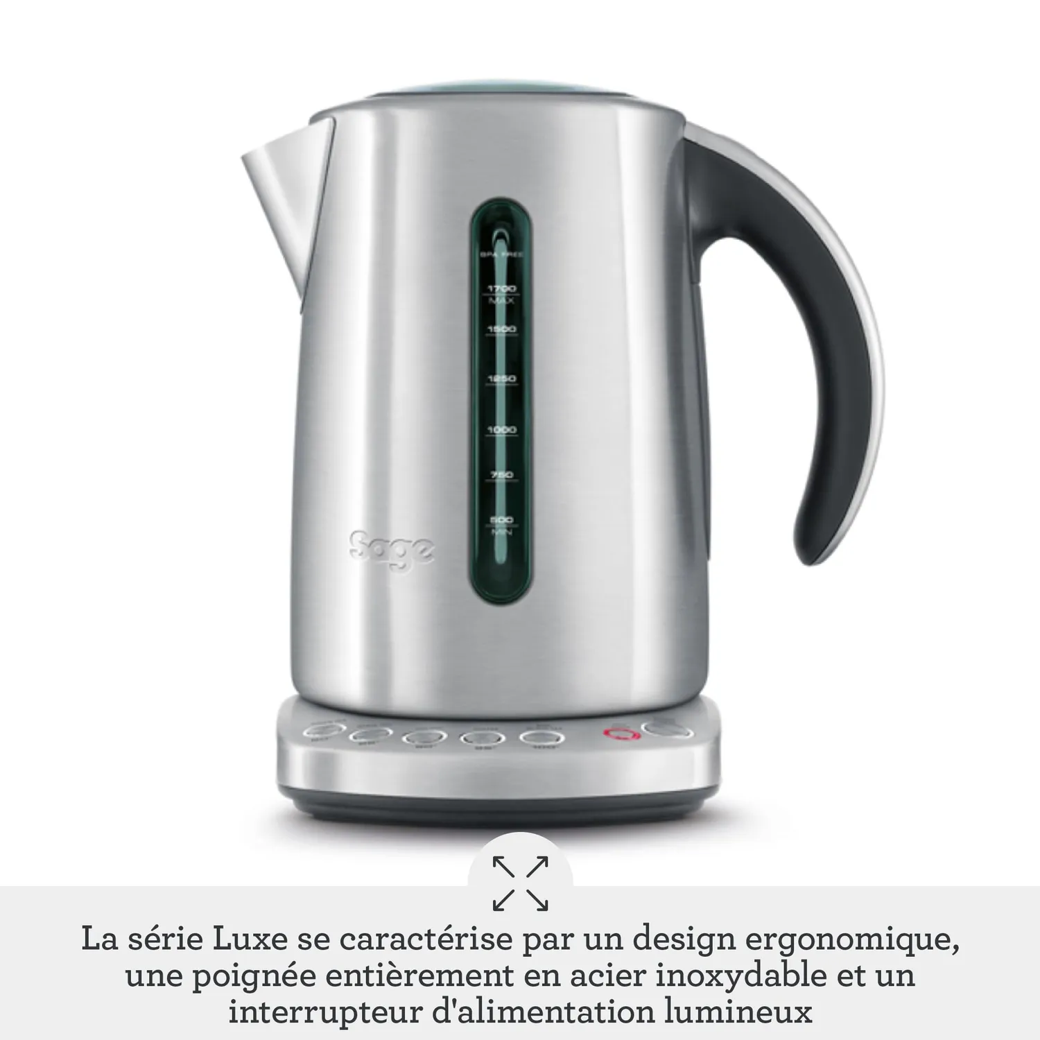 Sage The Smart Kettle Bouilloire Électrique Inox Brossé