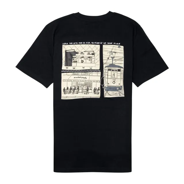 Rocket Milano Art Boxer Evo t-shirt coton noir