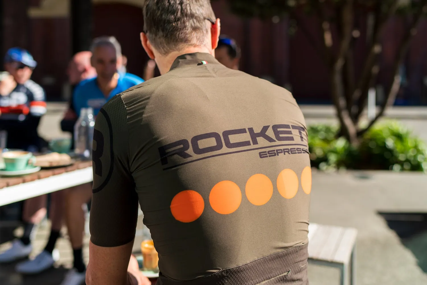 Rocket Santini Redux maillot vélo bleu M