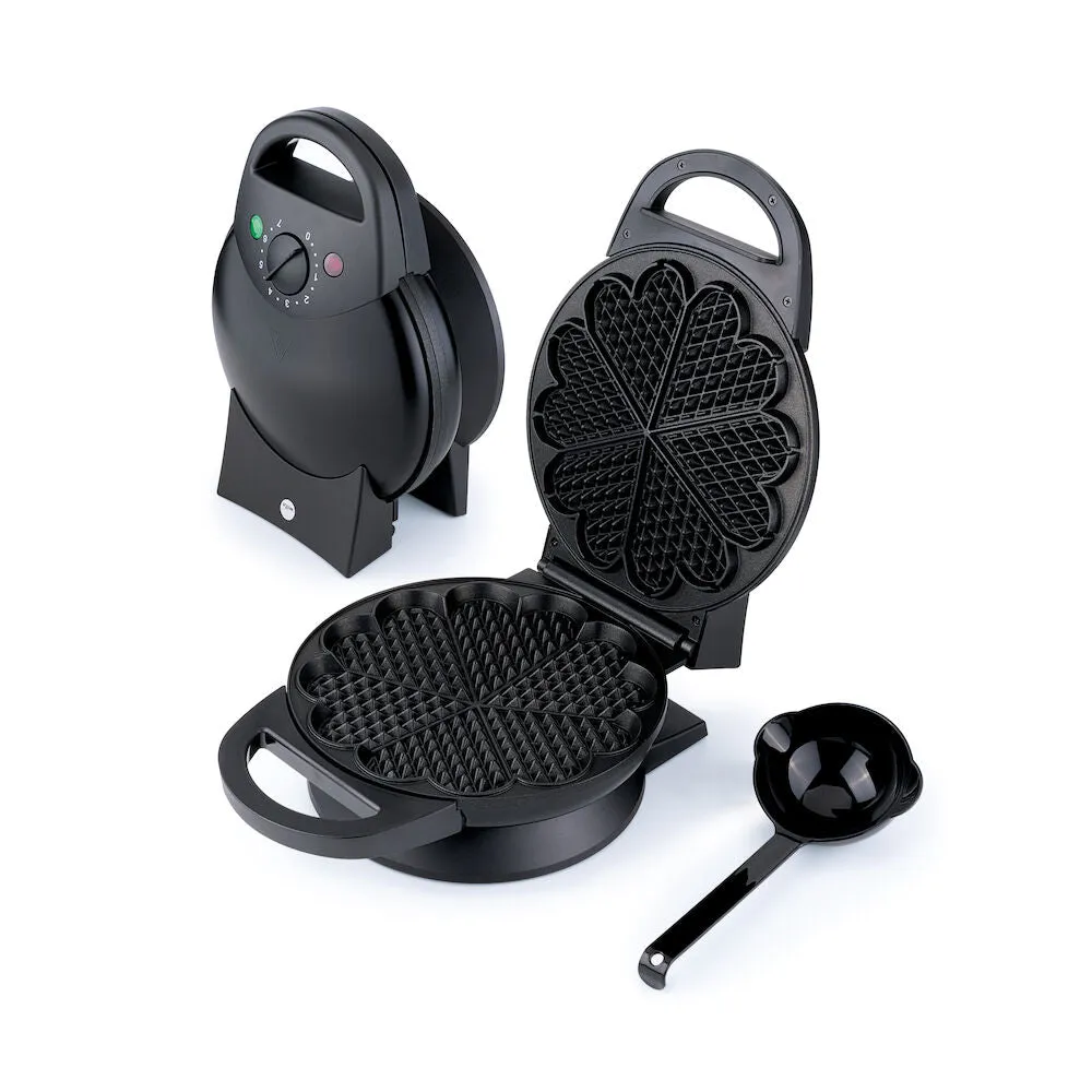 Wilfa Home gaufrier 6 cœurs fonte 1400 W avec louche