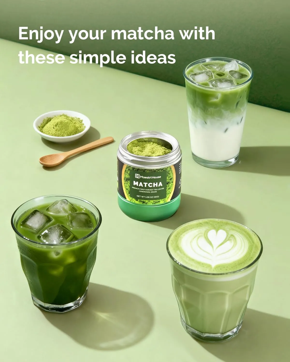 Maestri House House matcha cérémonie bio 30 g première récolte