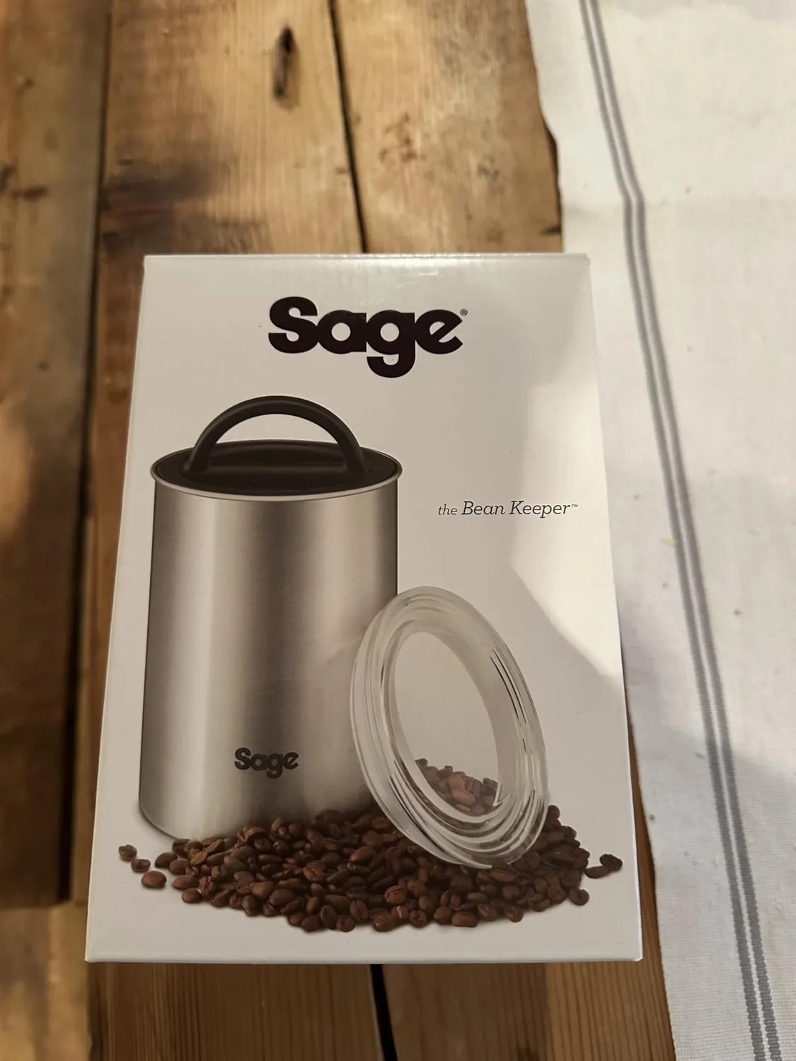 Sage Bean Keeper bac à café grain inox 500 g sous vide