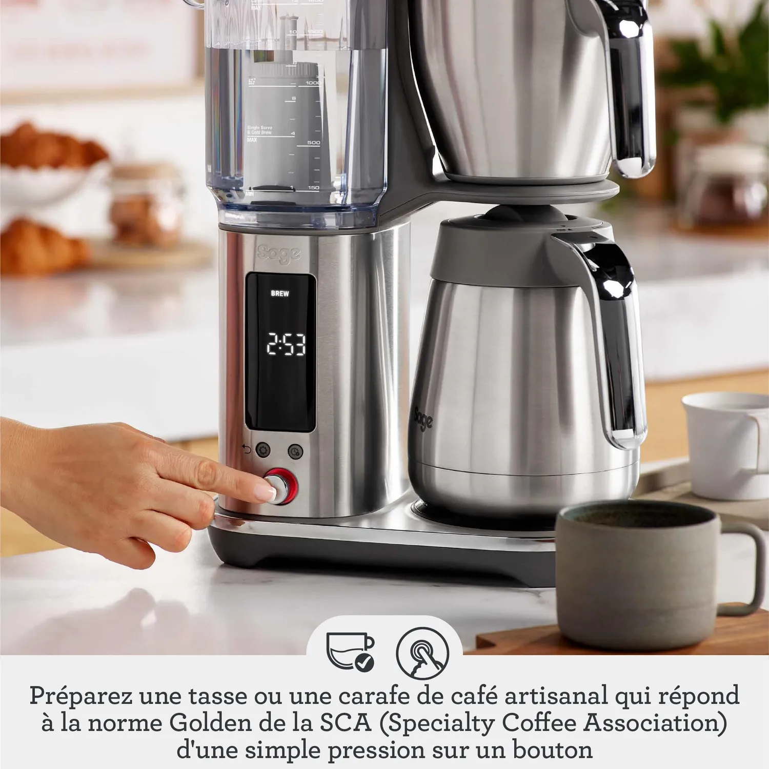 Sage Luxe Brewer Thermal cafetière filtre thermique programmable