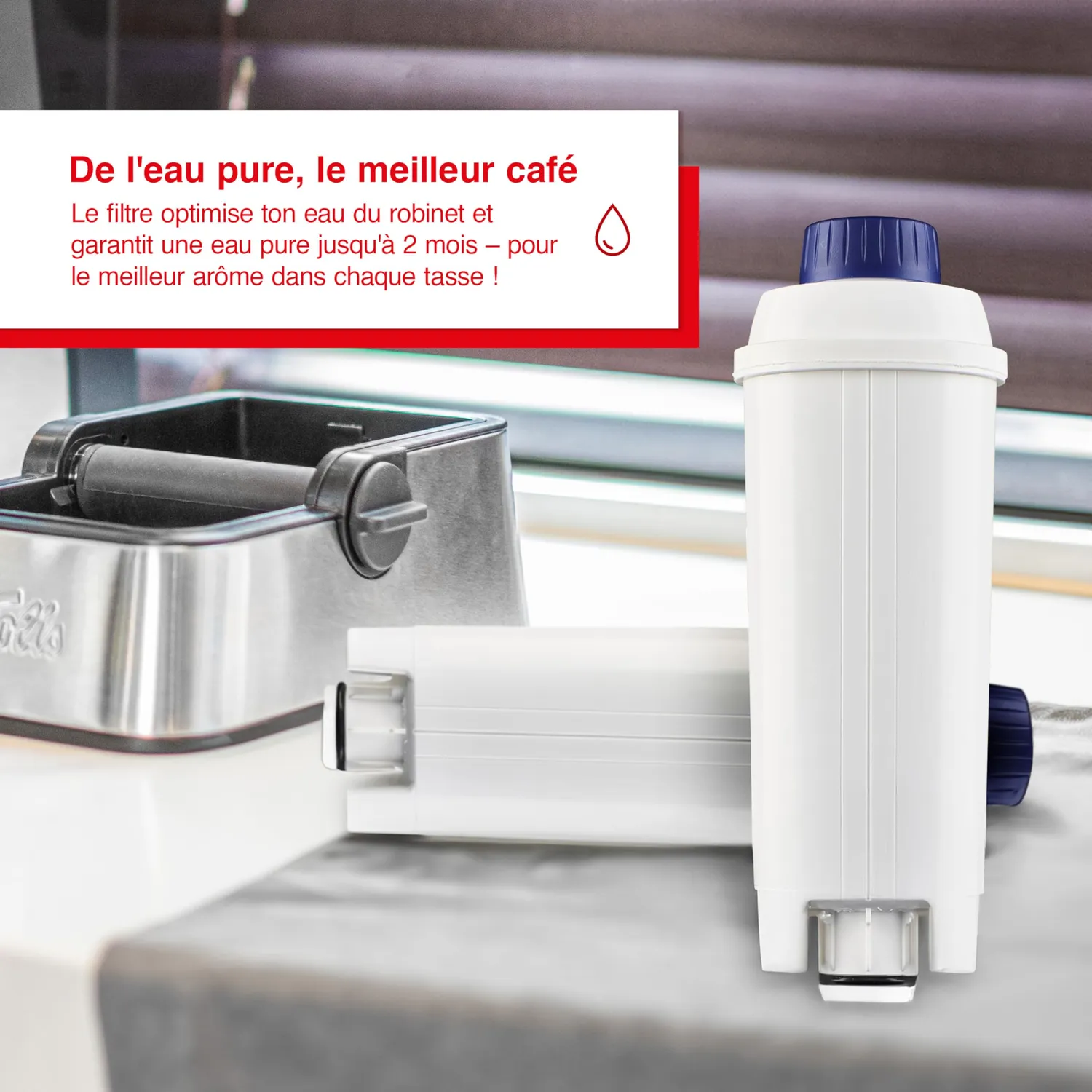 Solis Grind Infuse Compact 1018 filtre à eau anti-calcaire