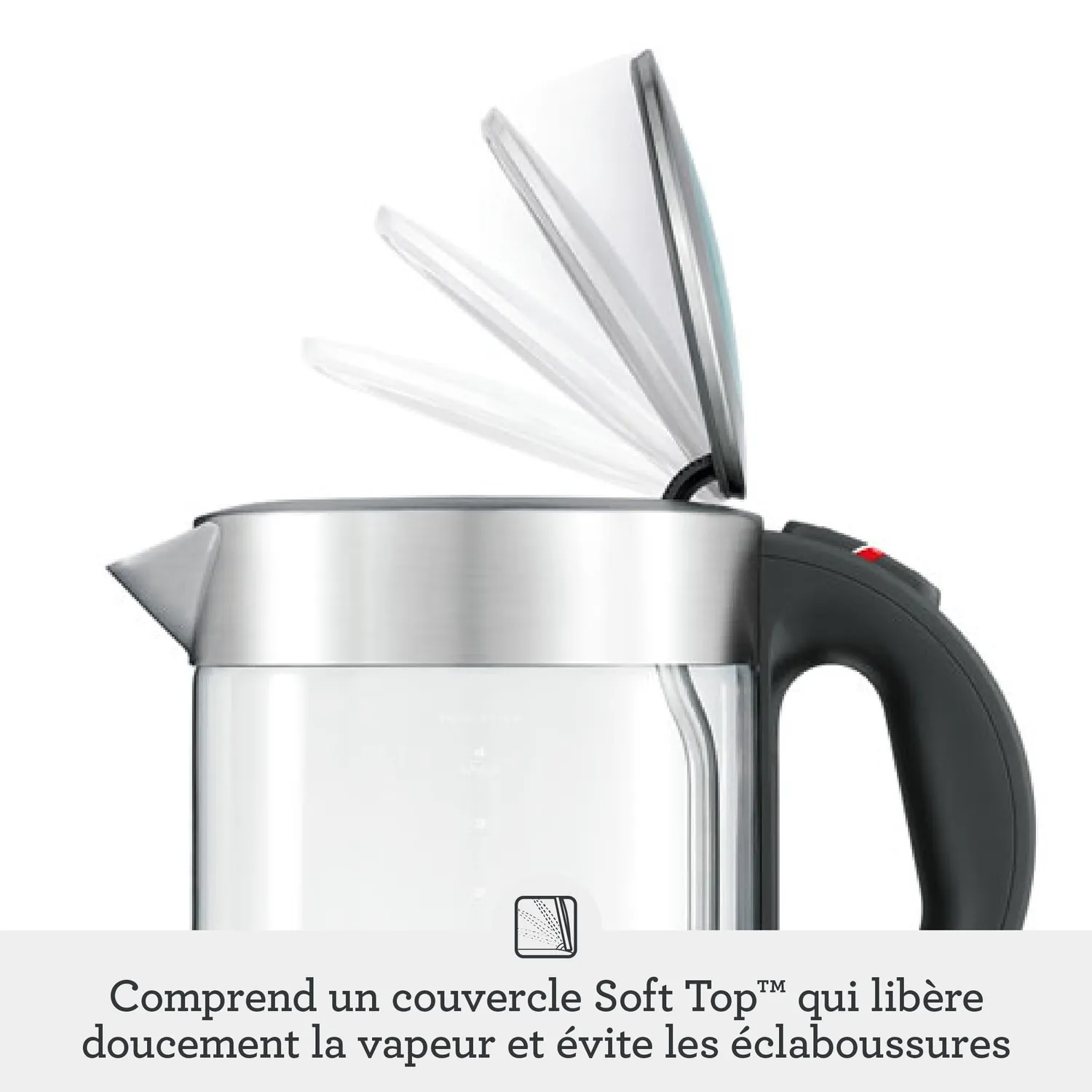 Sage Compact Kettle Pure bouilloire 1 L verre transparent