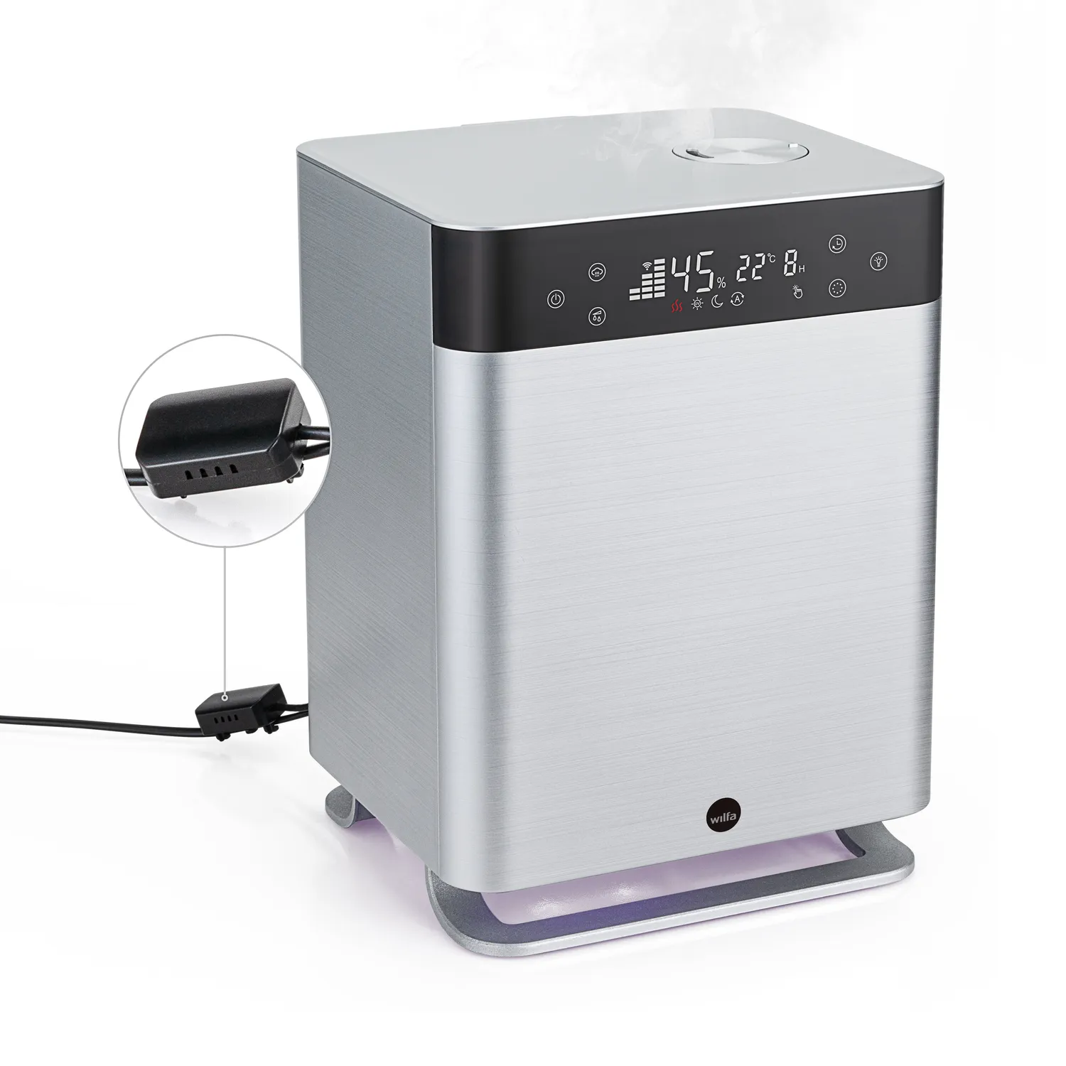 Wilfa Dew humidificateur ultrason 4,3L 70m²