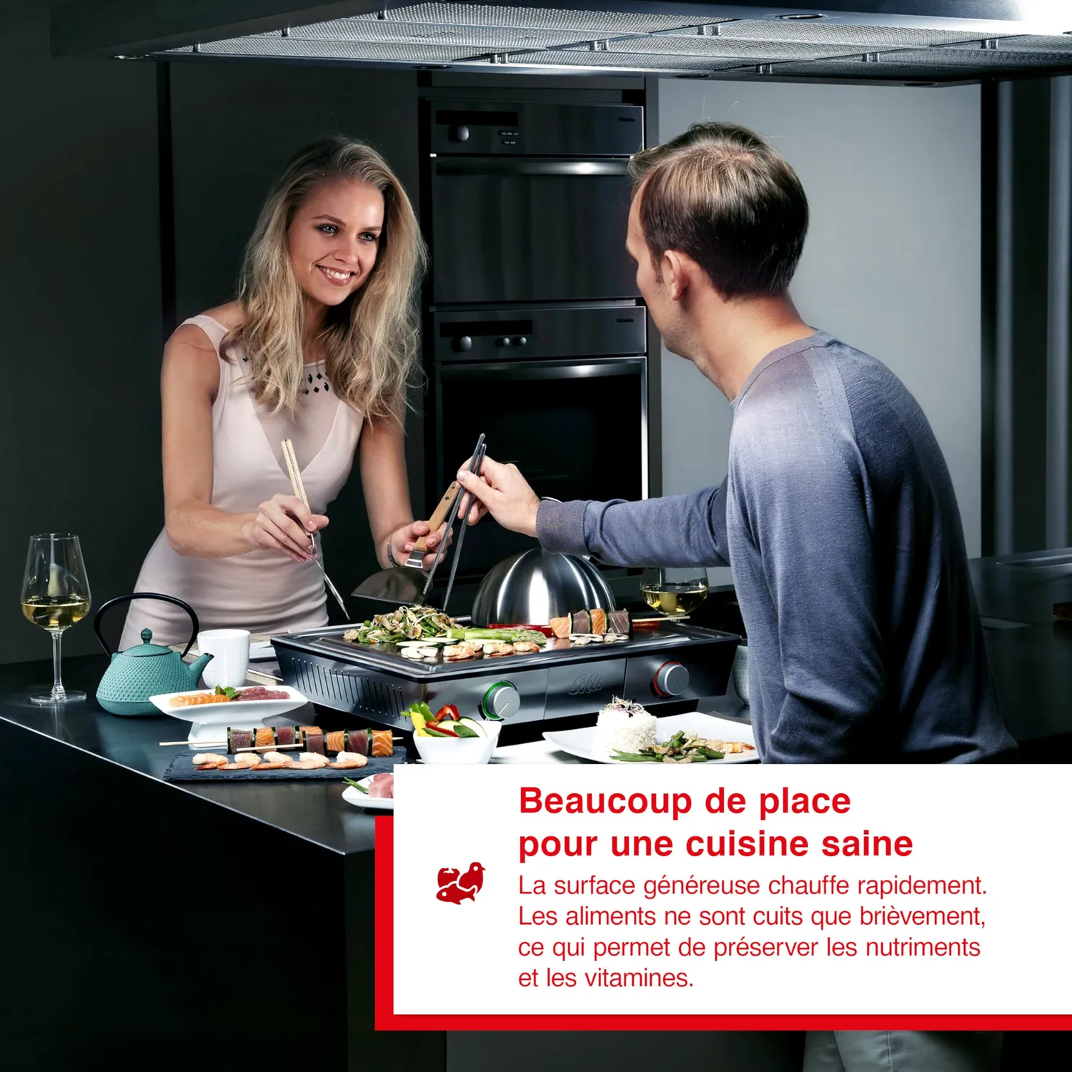 Solis Teppanyaki 979.28 plancha 40x30 cm inox