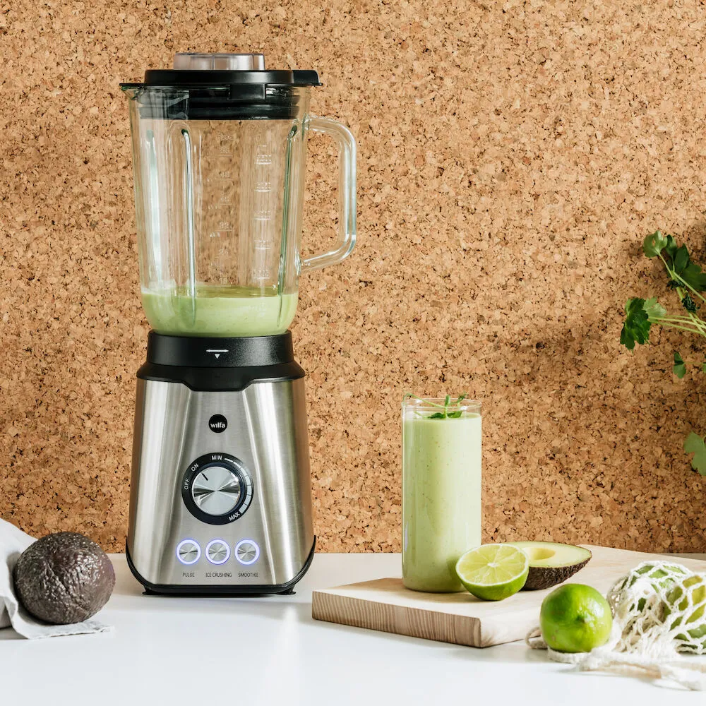 Wilfa Smooth blender 1,5 L verre 4 lames glace