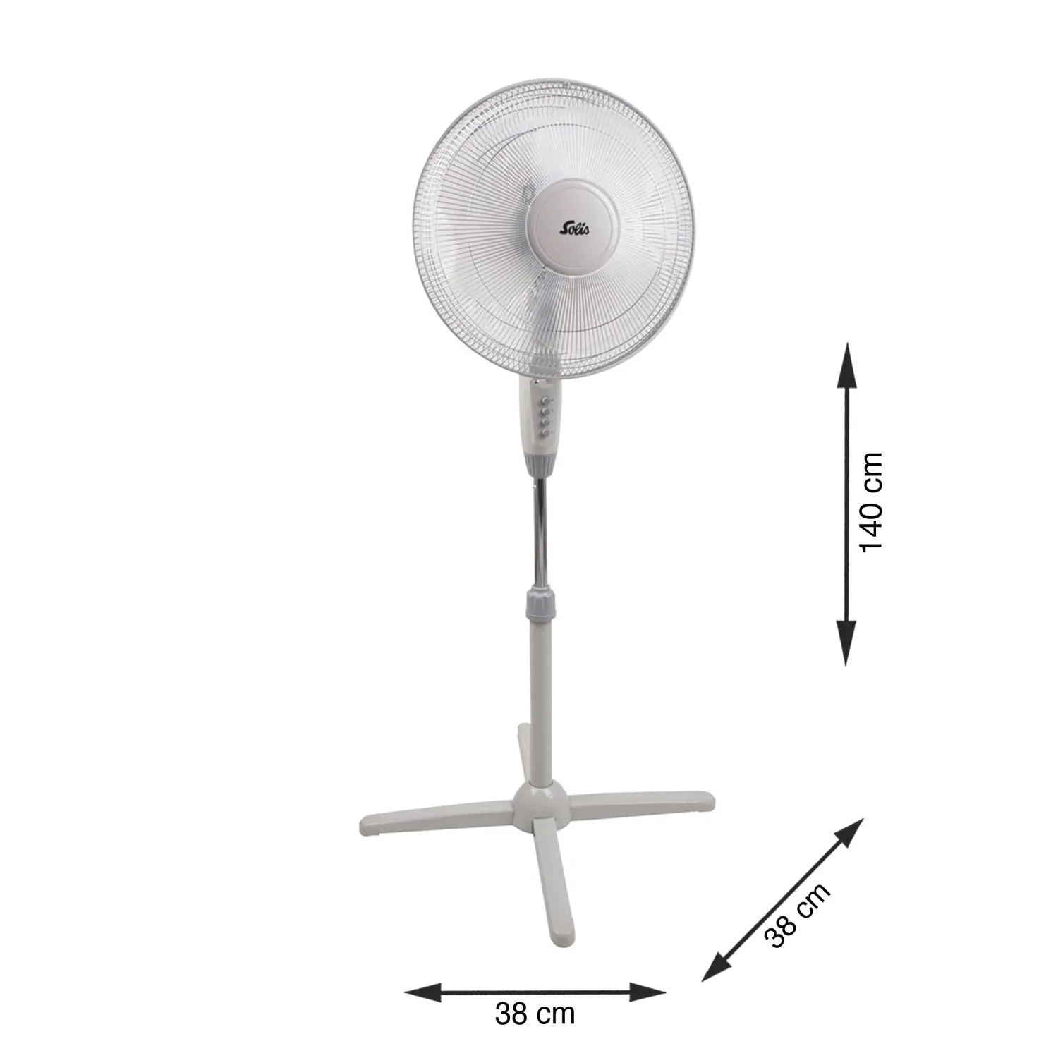Solis 748 ventilateur sur pied 40 cm 3 vitesses