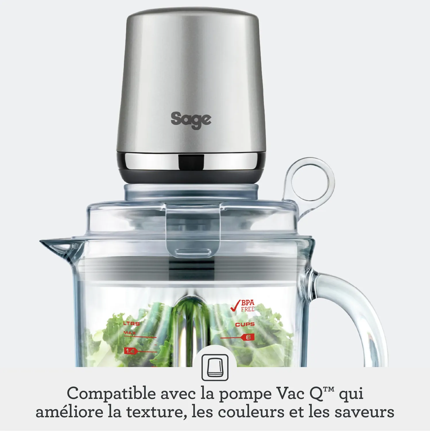 Sage Fresh & Furious blender argent 1,8 L Kinetix