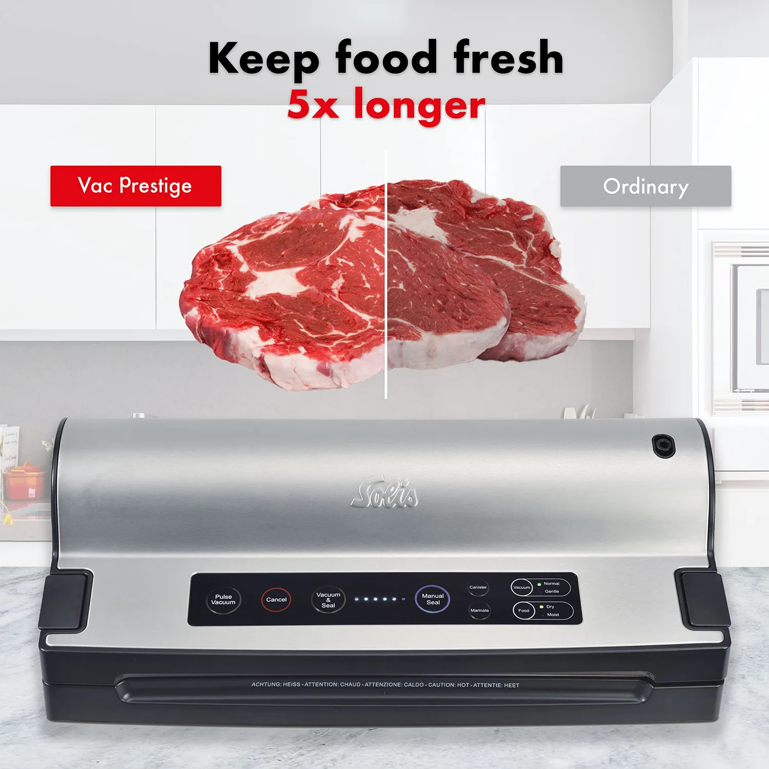 Solis Vac Prestige machine sous vide soudure 30 cm