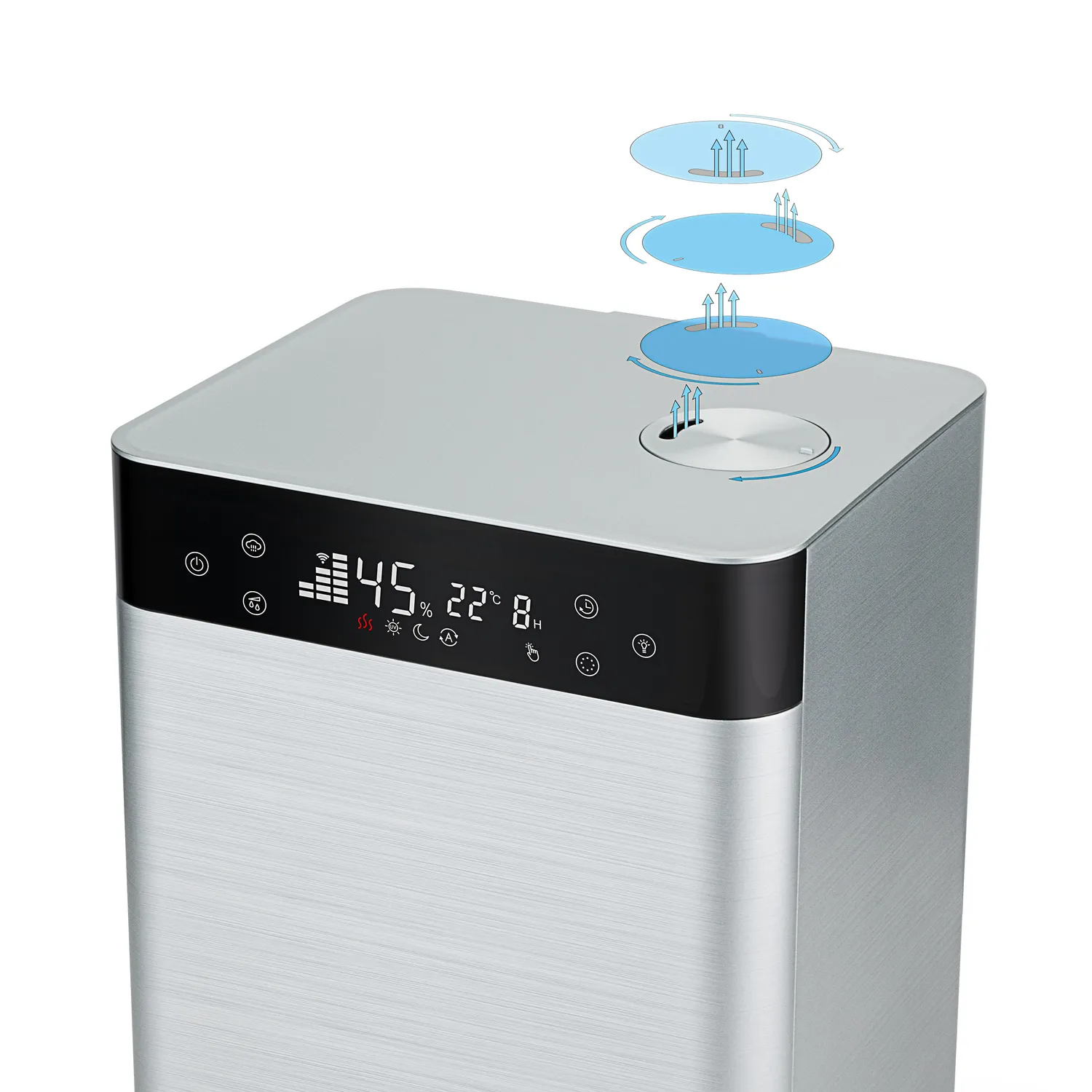 Wilfa Dew humidificateur ultrason 4,3L 70m²