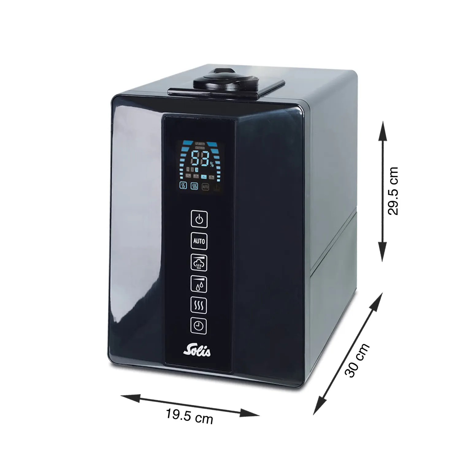 Solis 969.92 Type 7214 humidificateur 6 L noir