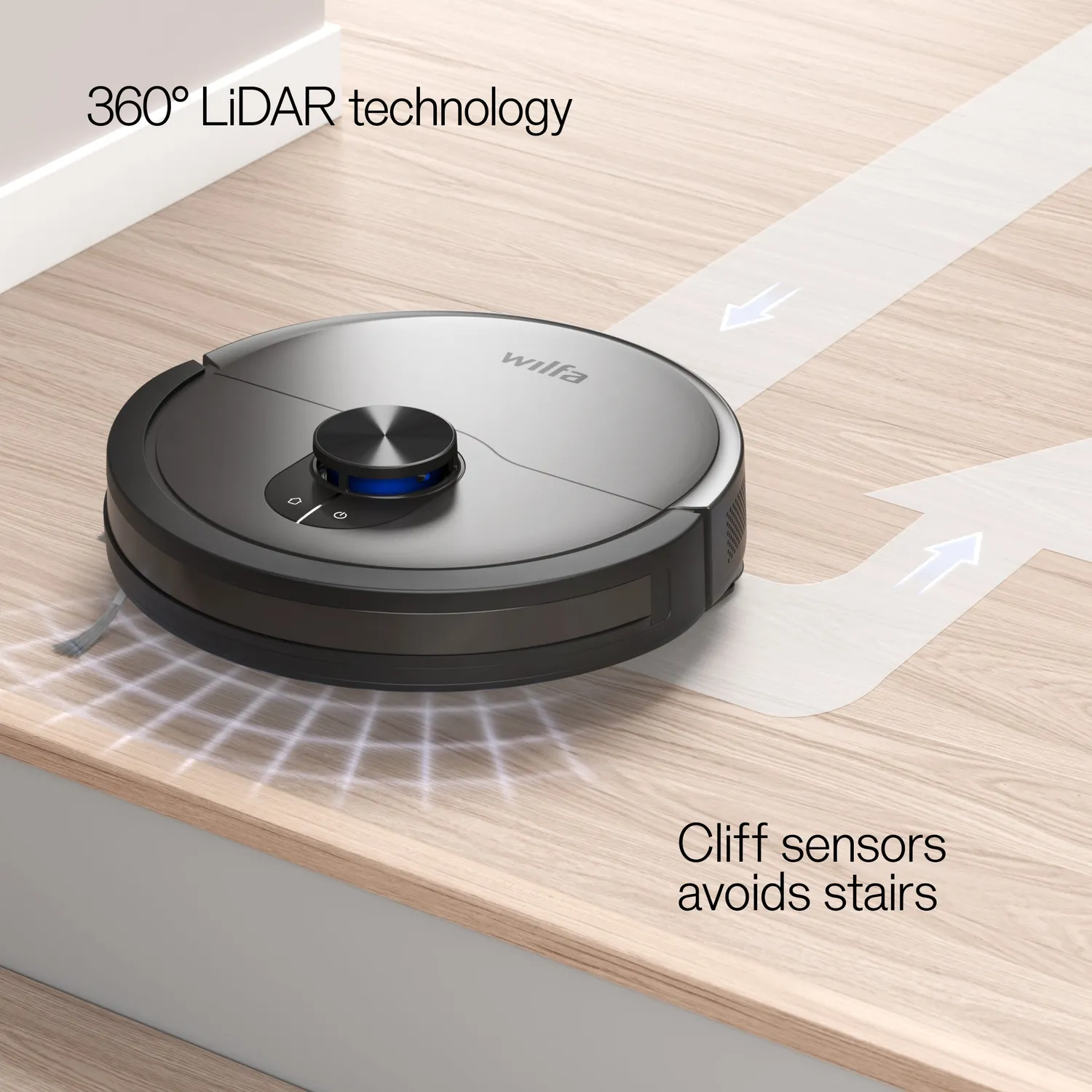 Wilfa Innobot RVC-B4LIN robot aspirateur laveur