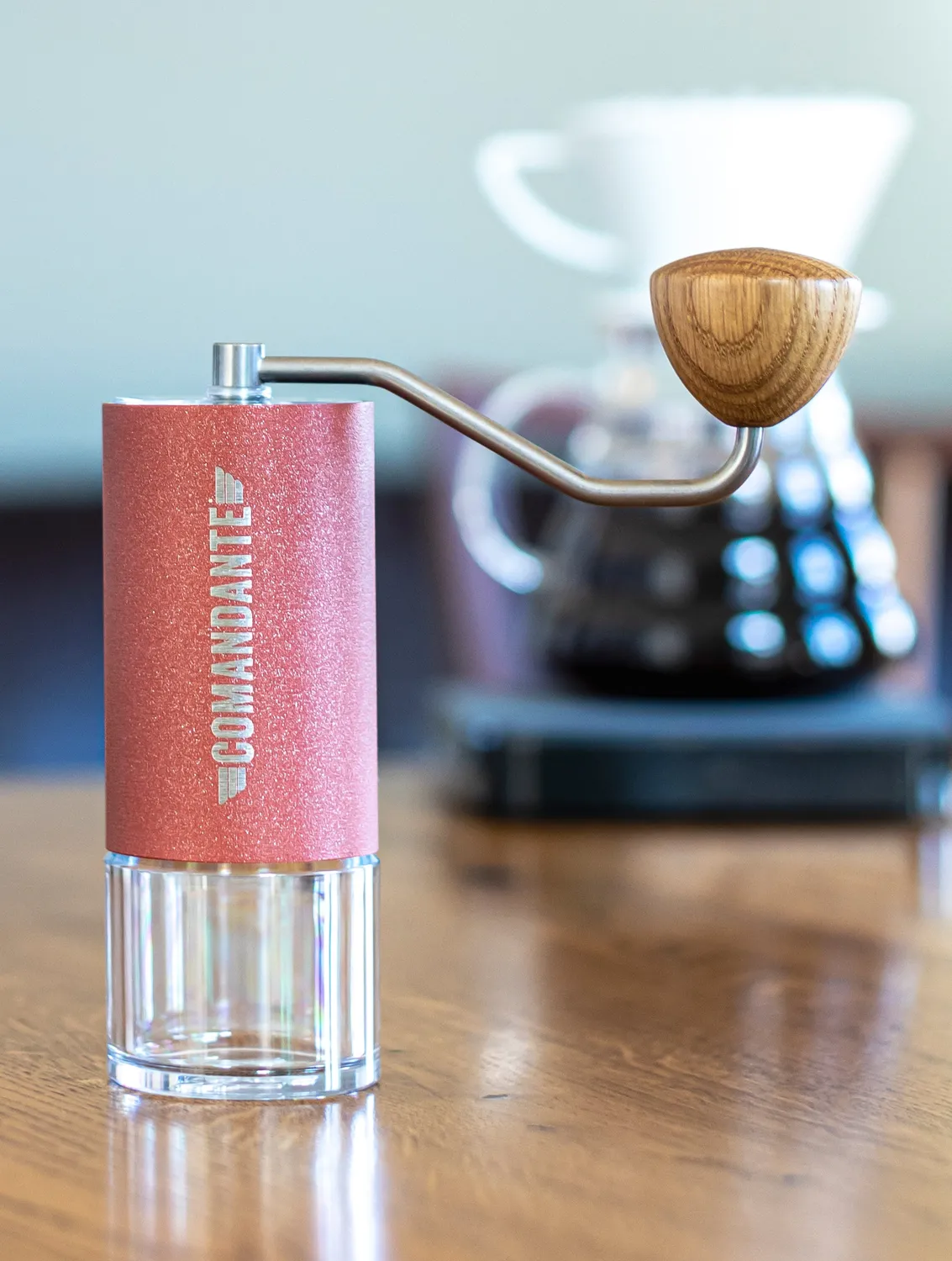 Comandante C40 Nitro Blade moulin café manuel Sunset