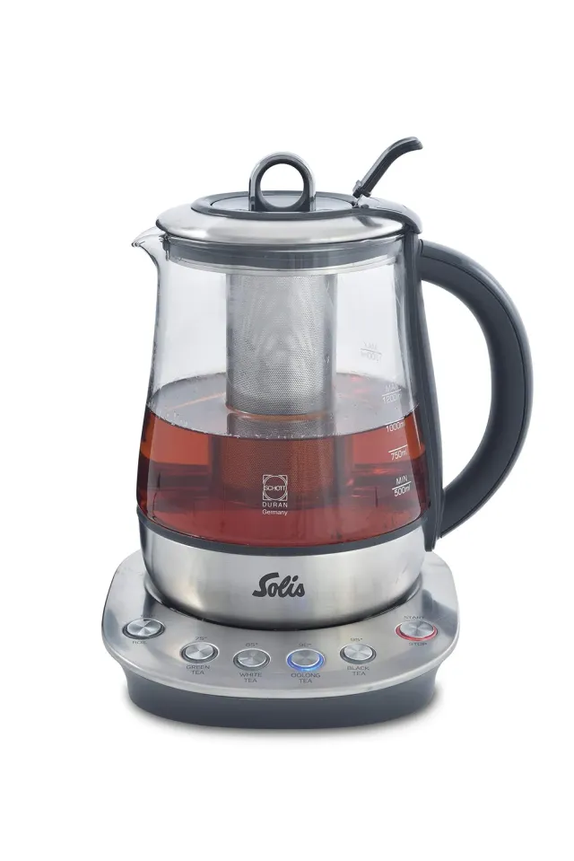 Solis Tea Kettle Classic 5514 bouilloire théière verre argent