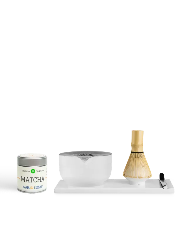 Fellow Yama kit matcha bol fouet céramique