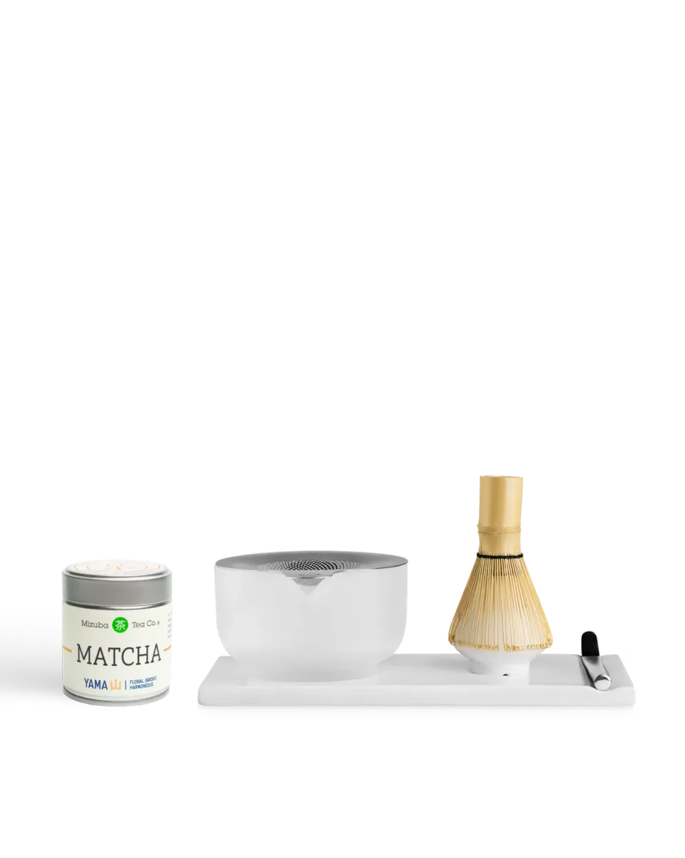 Fellow Yama kit matcha bol fouet céramique