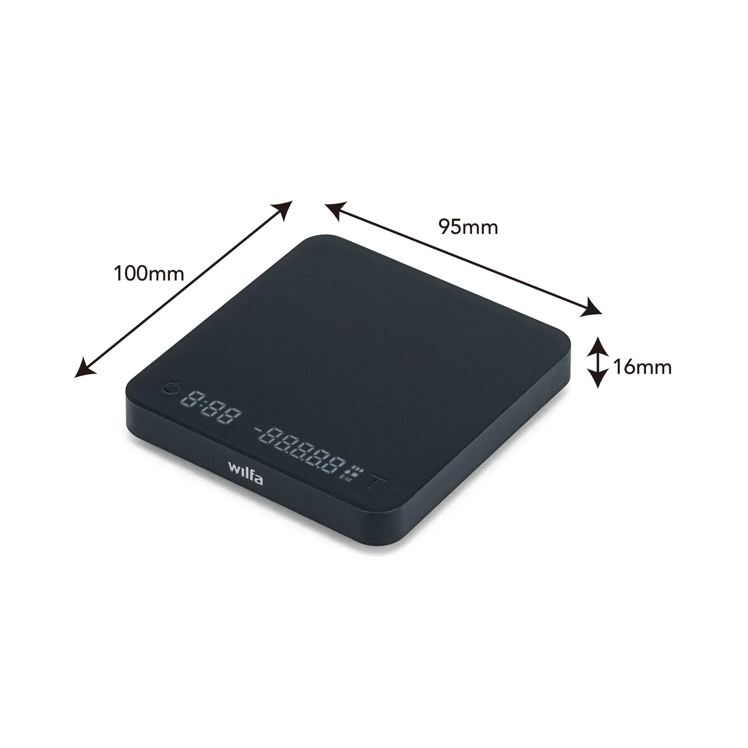 Wilfa Uni Mini balance café précision 0,1 g 1,1 kg 3 modes