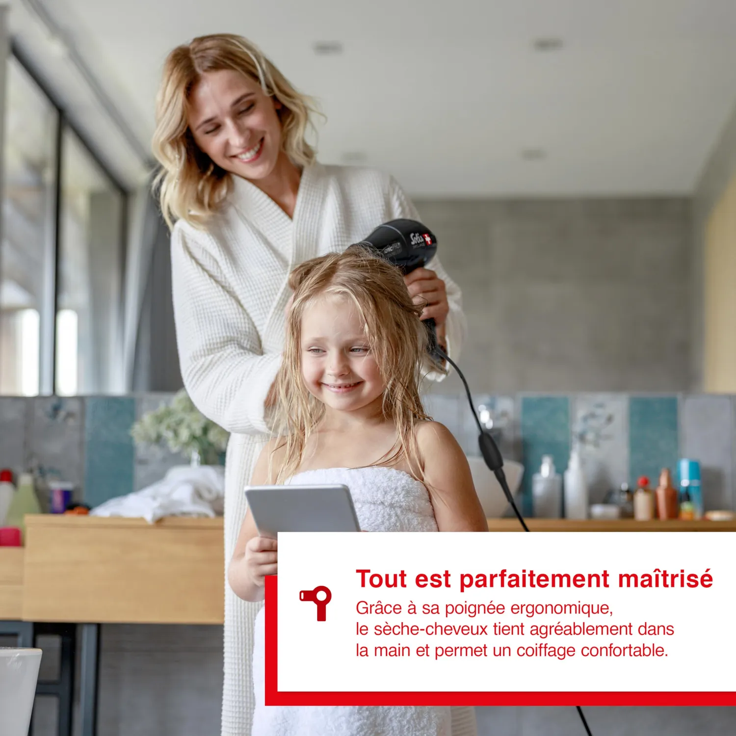 Solis Swiss Perfection 360 ionicPRO 440 sèche-cheveux noir