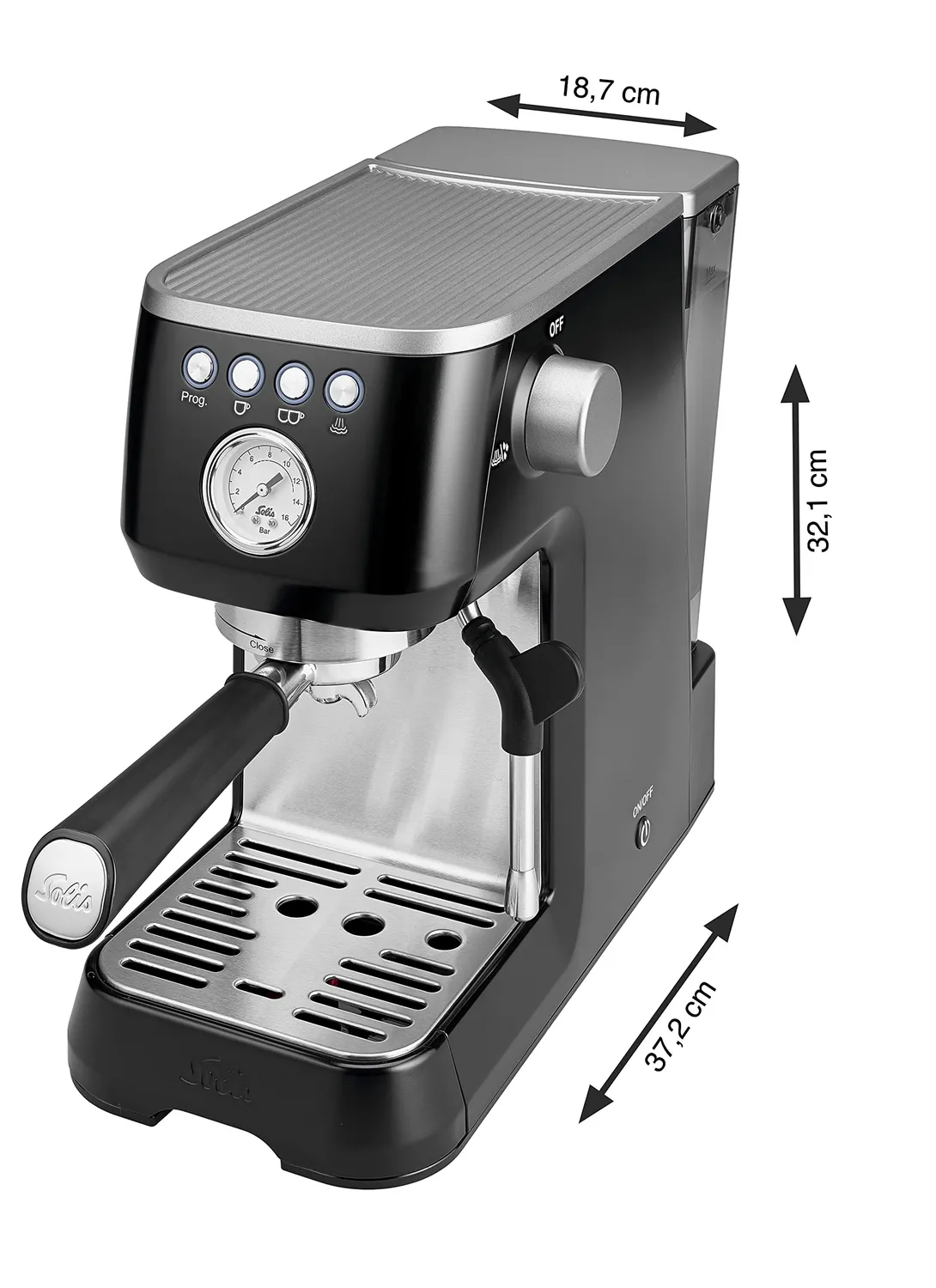Solis Barista Perfetta Plus 1170 expresso noir 1,7 L