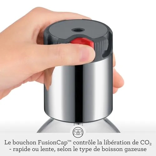 Sage InFizz Fusion FusionCap bouchon carbonatation inox