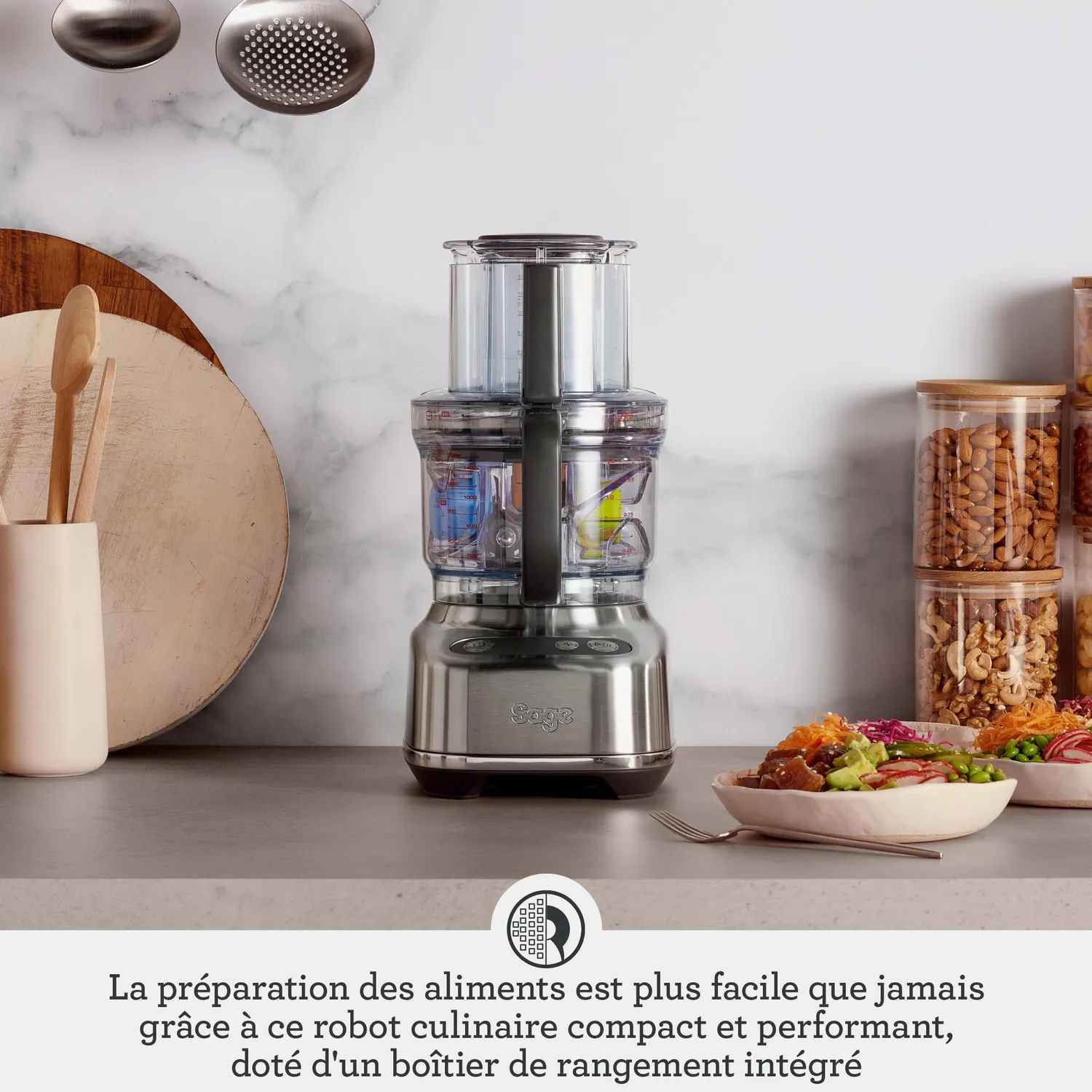 Sage Paradice 9 robot multifonction 9 tasses inox brossé