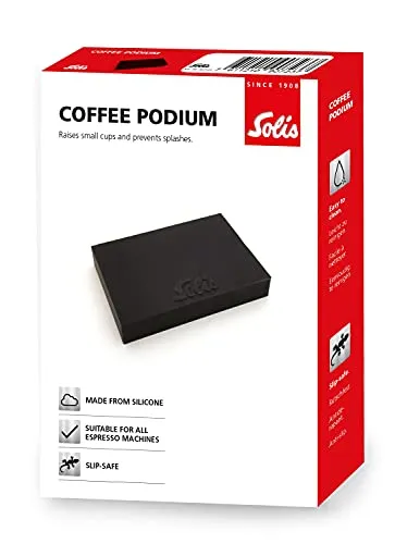 Solis Cappuccino Creamer rehausseur tasses silicone noir