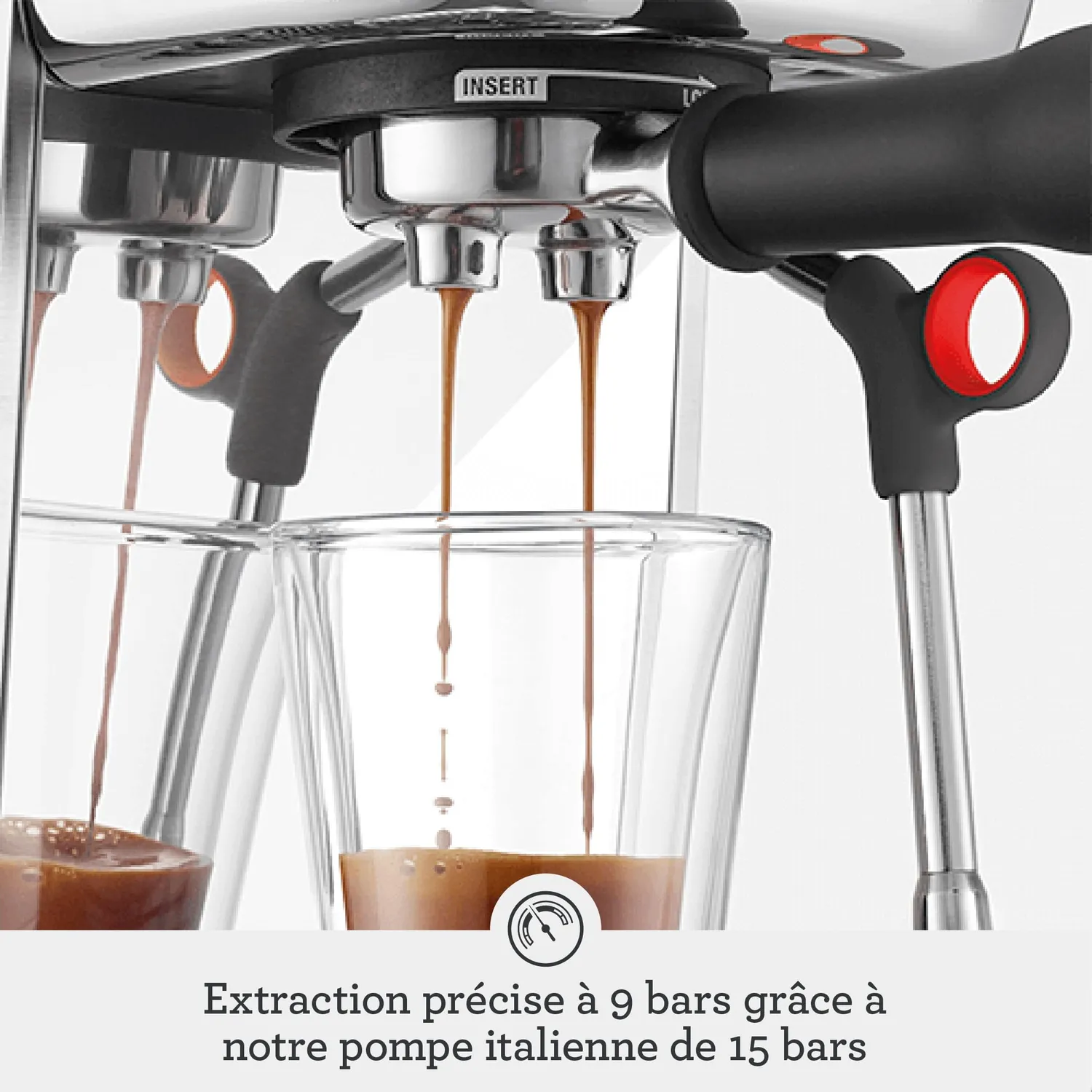 Sage Bambino Plus machine expresso truffe noire