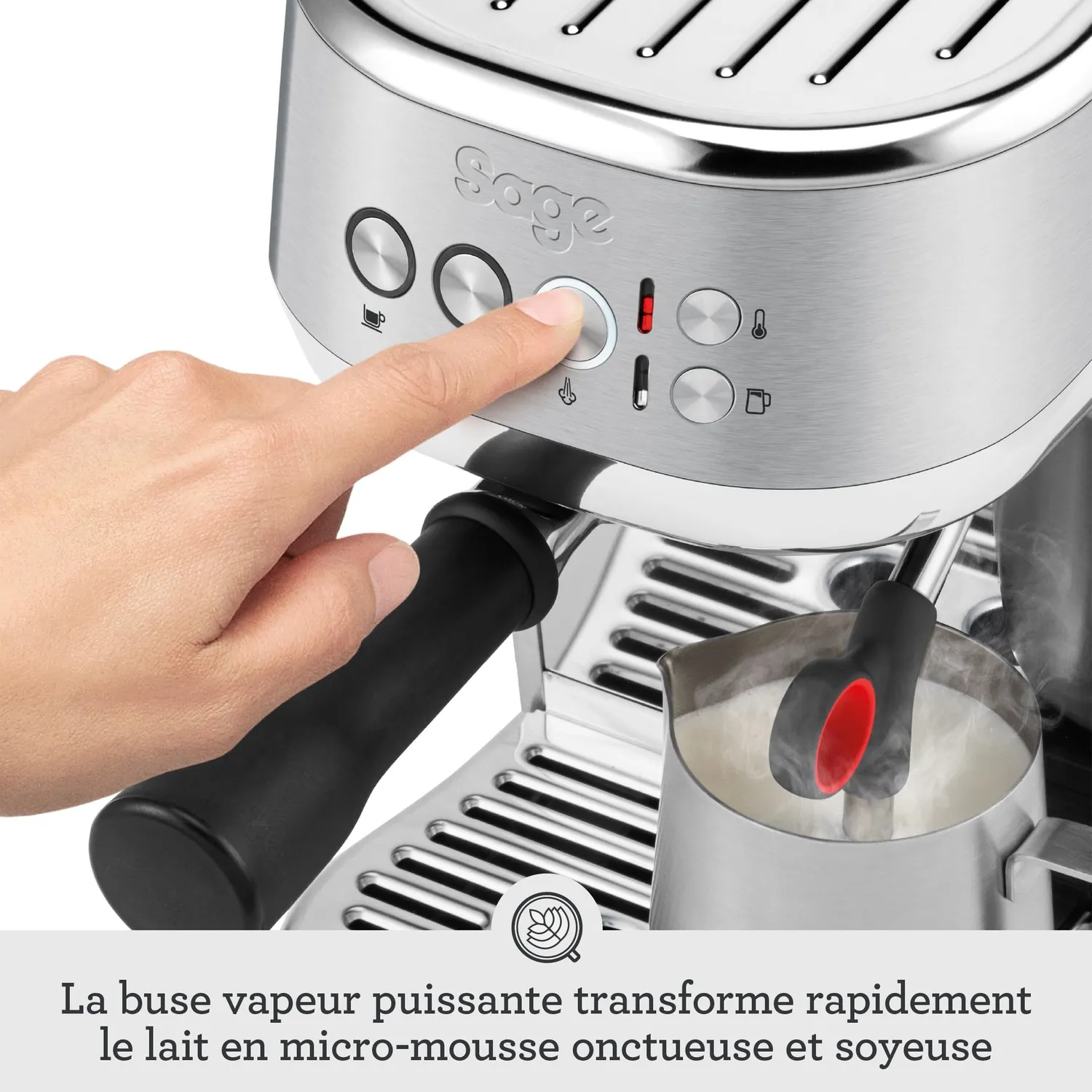 Sage Bambino Plus machine expresso truffe noire