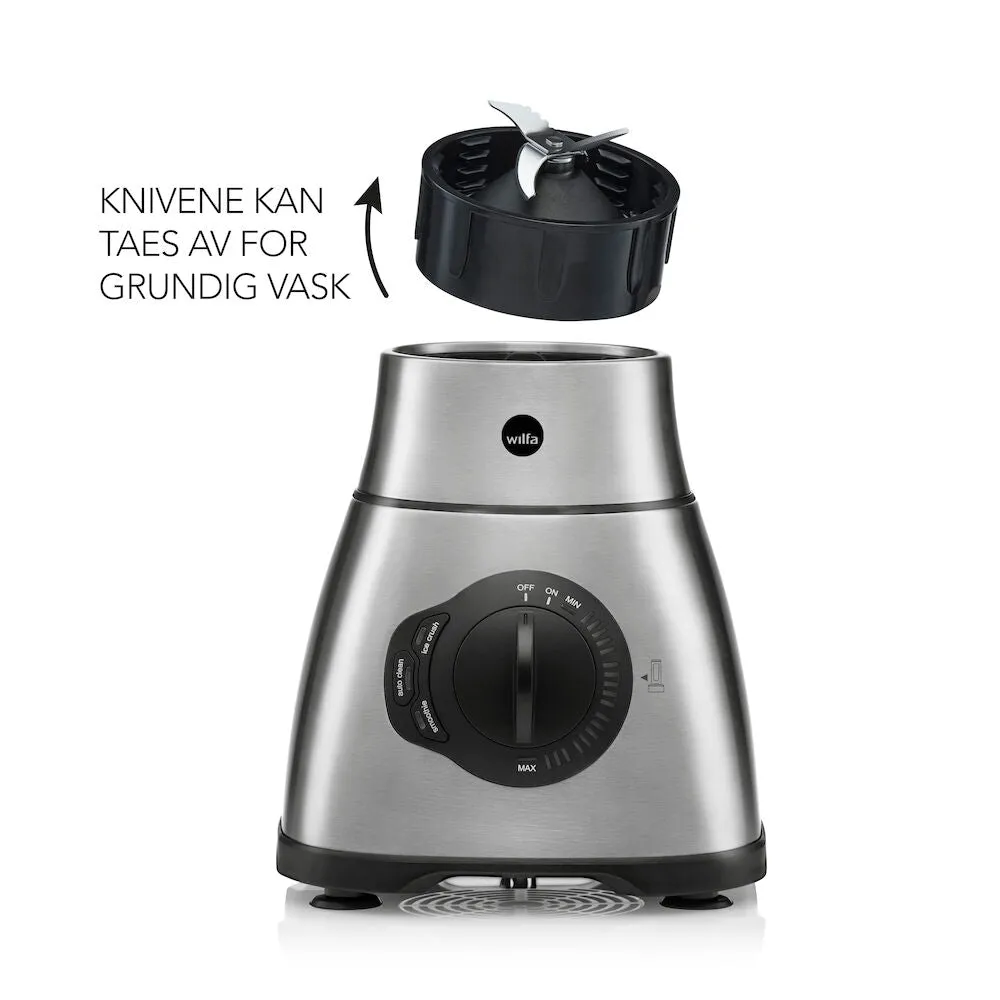 Wilfa Xplode Vital blender verre 1800 W programmes