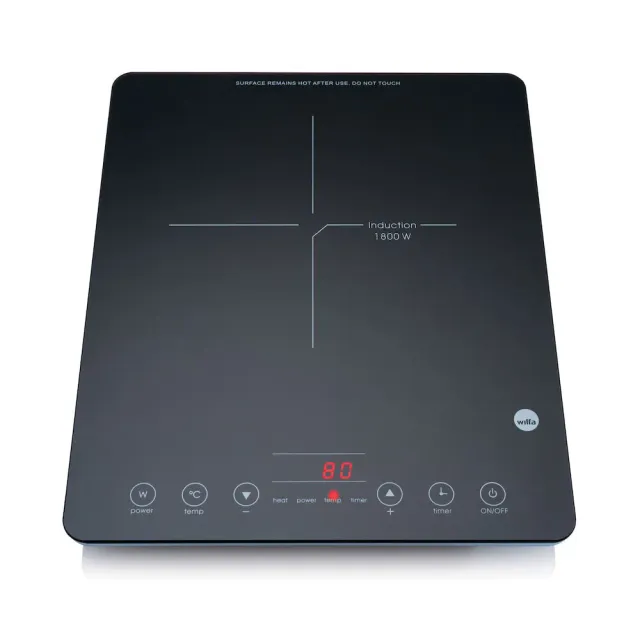 Wilfa Indux plaque à induction 1800 W avec minuteur