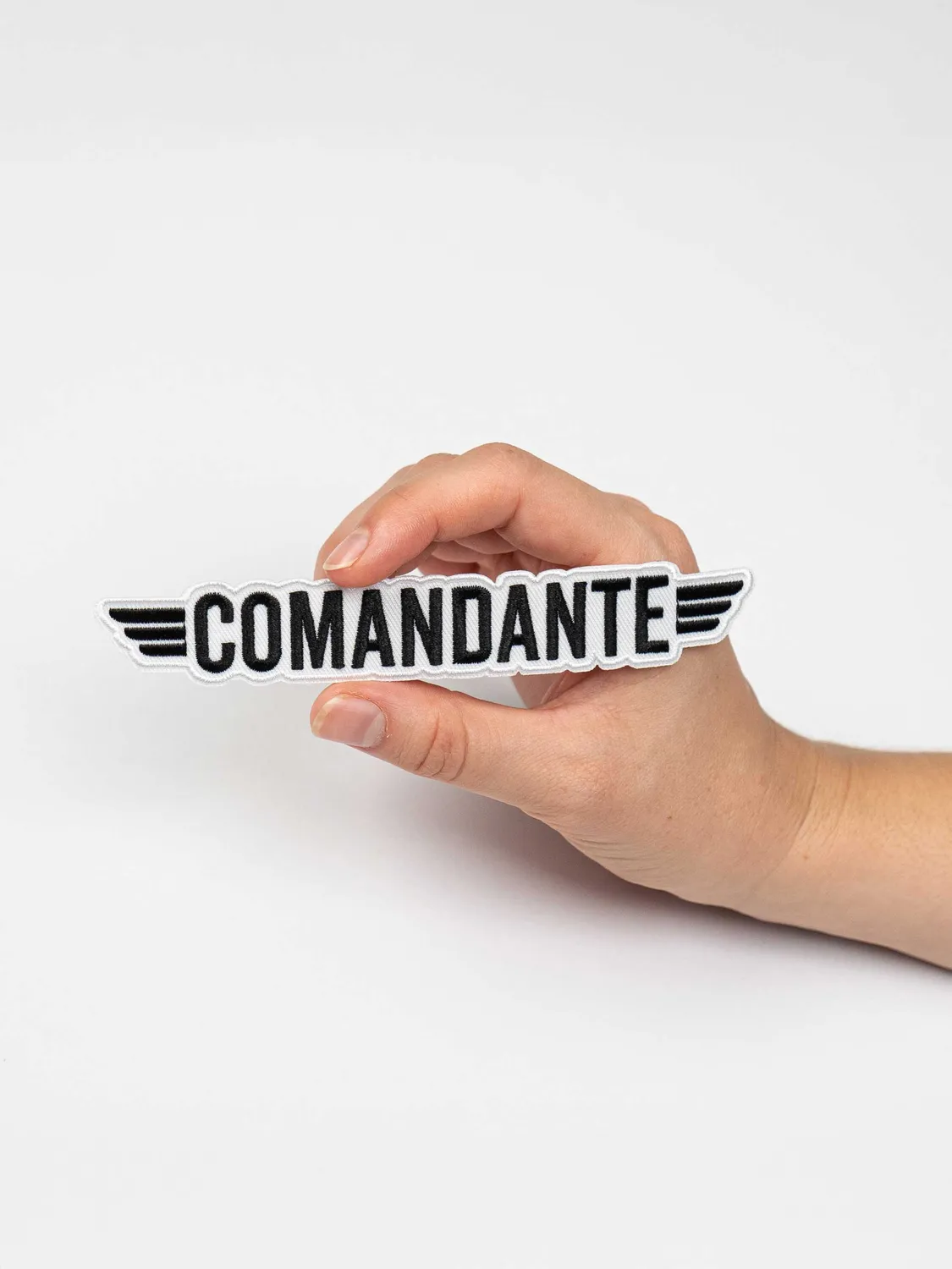 Comandante Logo Patch écusson thermocollant coton