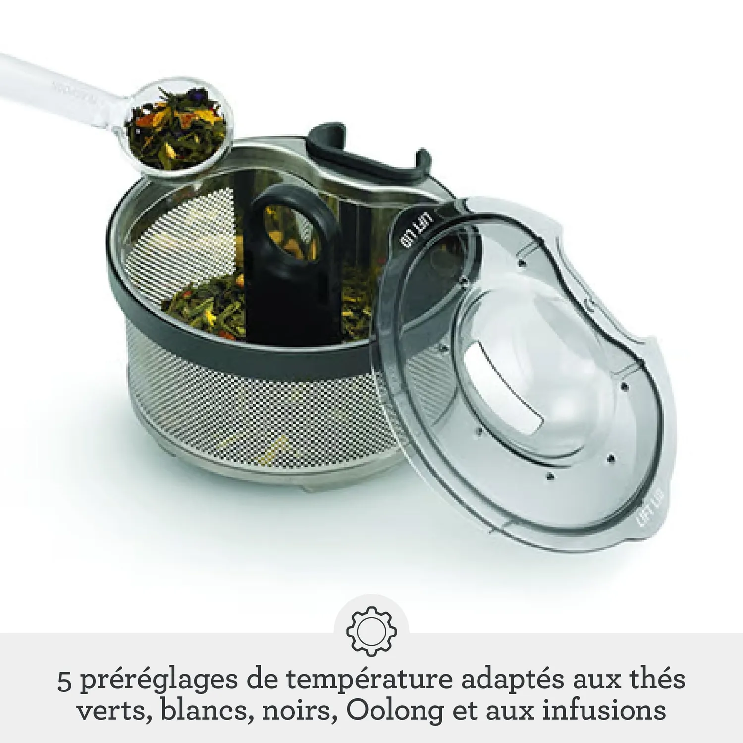 Sage Tea Maker bouilloire à thé inox 1,5 L panier auto
