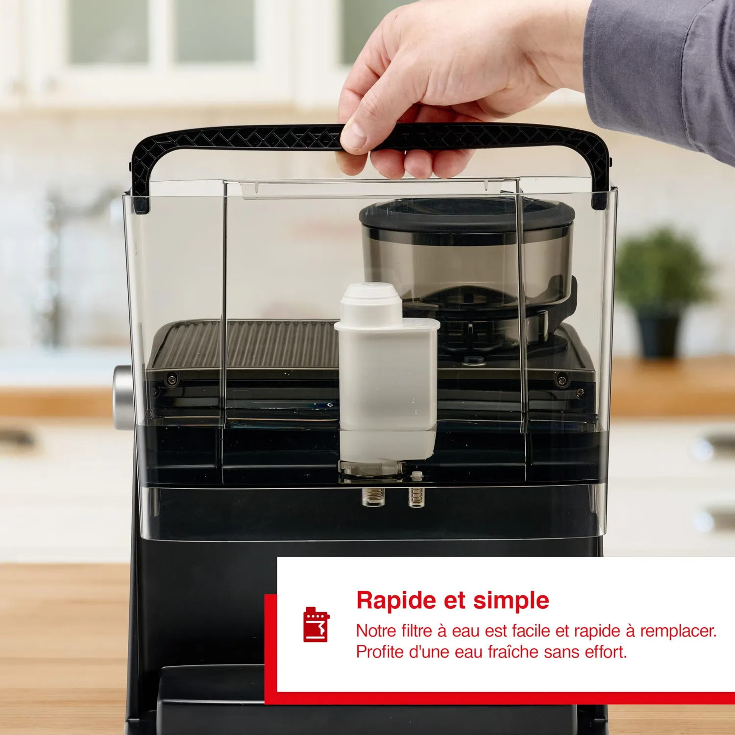 Solis Grind Infuse Compact 1018 filtre à eau anti-calcaire