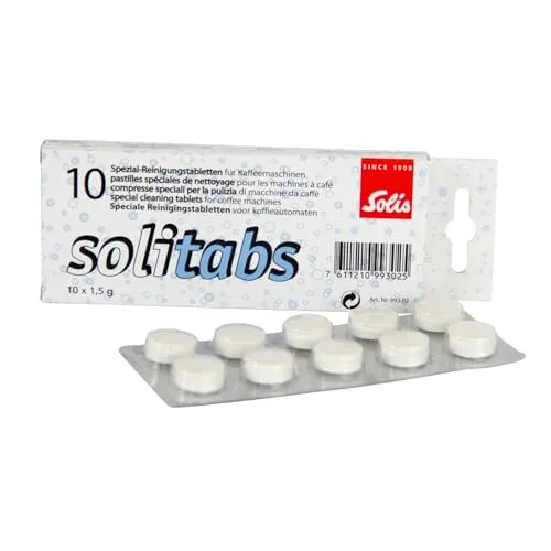 Solis Solitabs 993.02 pastilles nettoyage x10 dégraissantes